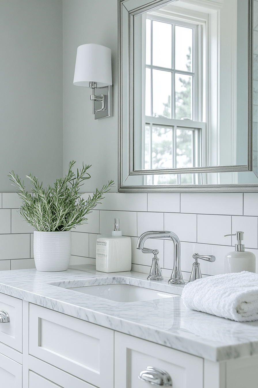 29 Cottage Bathroom Ideas So Charming You'll Feel Like You're in the Countryside 15