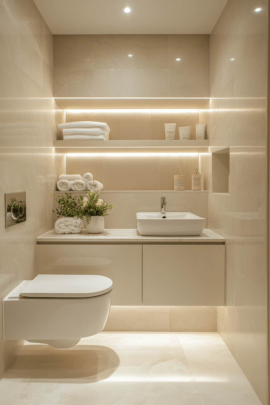 29 Tiny Bathroom Ideas That Prove Small Spaces Can Be Absolutely Stunning 15