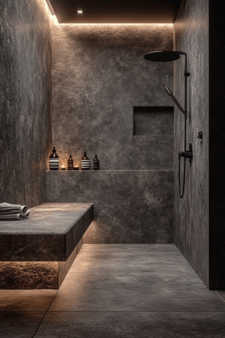 27 Dark Bathroom Ideas That Are Moody, Bold, and Absolutely Stunning 17 dark bathroom