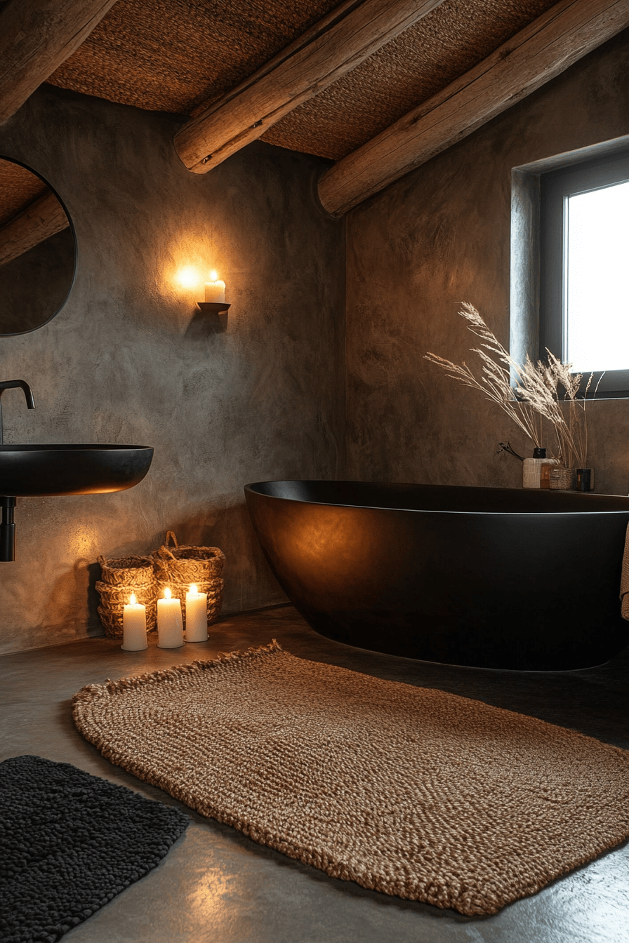 29 Moody Bathroom Ideas That Are Dark, Dramatic, and Totally Addictive 18
