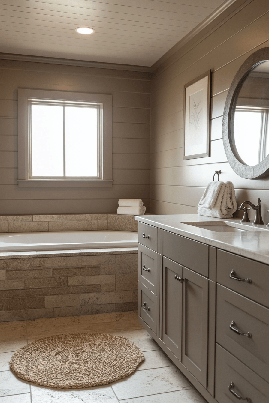 27 Earthy Bathroom Designs That Feel Like a Warm Hug 18 earthy bathroom
