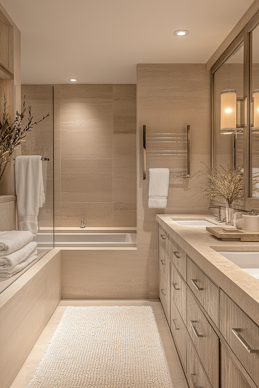 27 Neutral Bathroom Ideas So Calming You'll Never Want to Leave 18 neutral bathroom ideas