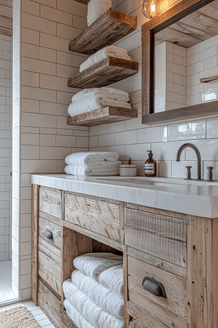 29 Coastal Bathroom Ideas That Make Your Morning Routine Feel Like Vacation 18