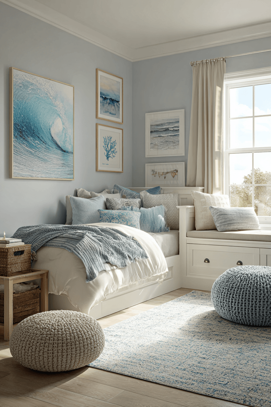 29 Coastal Granddaughter Bedroom Ideas for Sleepovers by the Sea 19