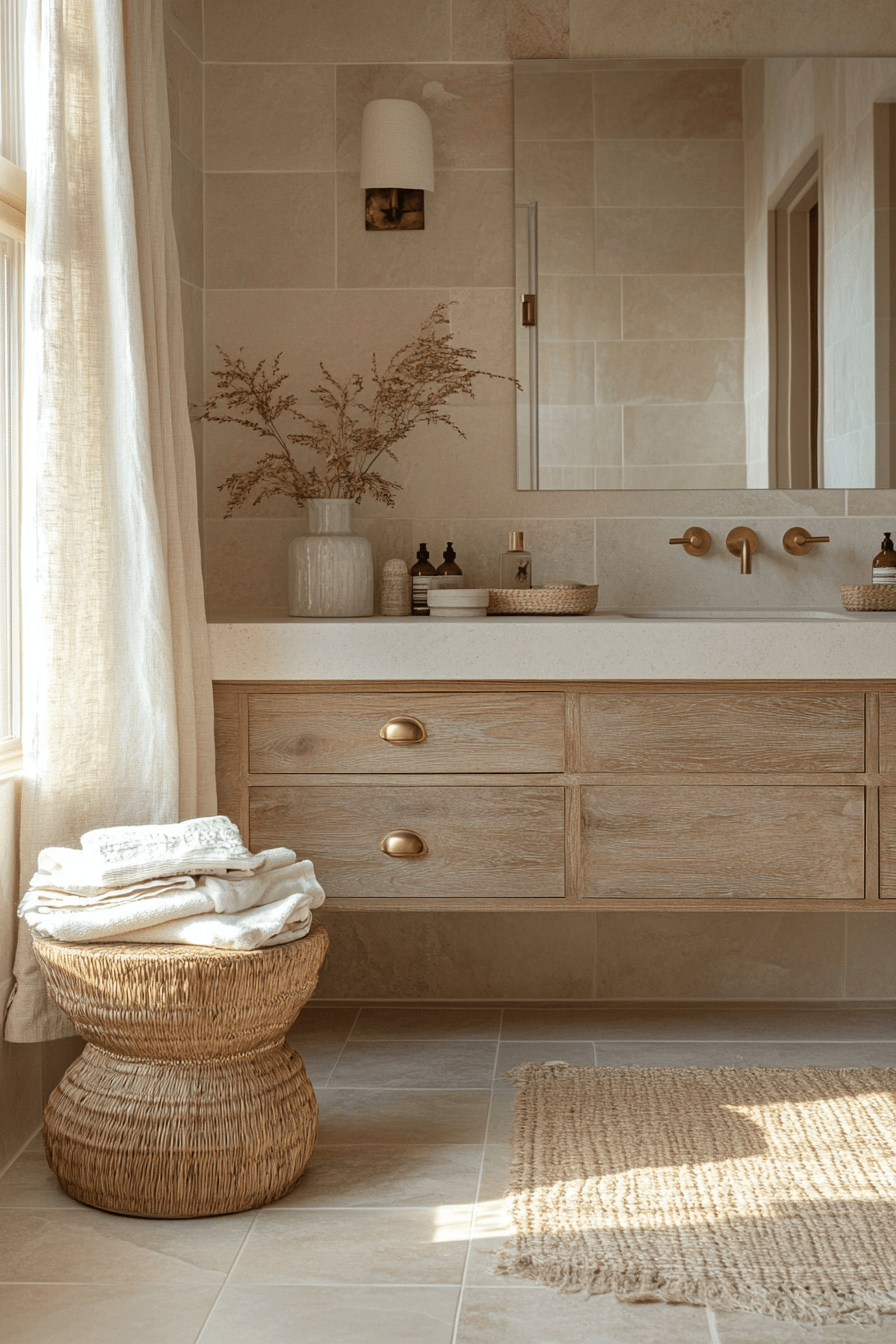 29 Cottage Bathroom Ideas So Charming You'll Feel Like You're in the Countryside 19