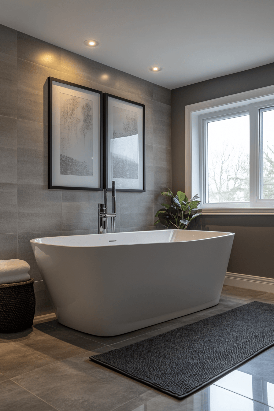 29 Black and White Bathroom Ideas That Are Timelessly Chic 19