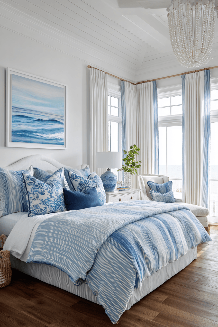 29 Coastal Bedroom Ideas for People Who Want to Sleep by the Sea 2
