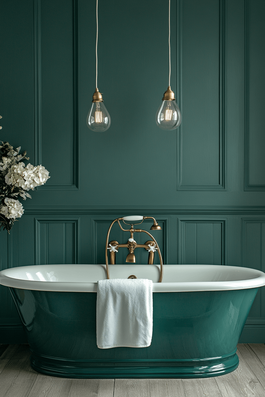 29 Dark Green Bathroom Ideas That Are Dripping With Sophistication 20 dark green bathroom