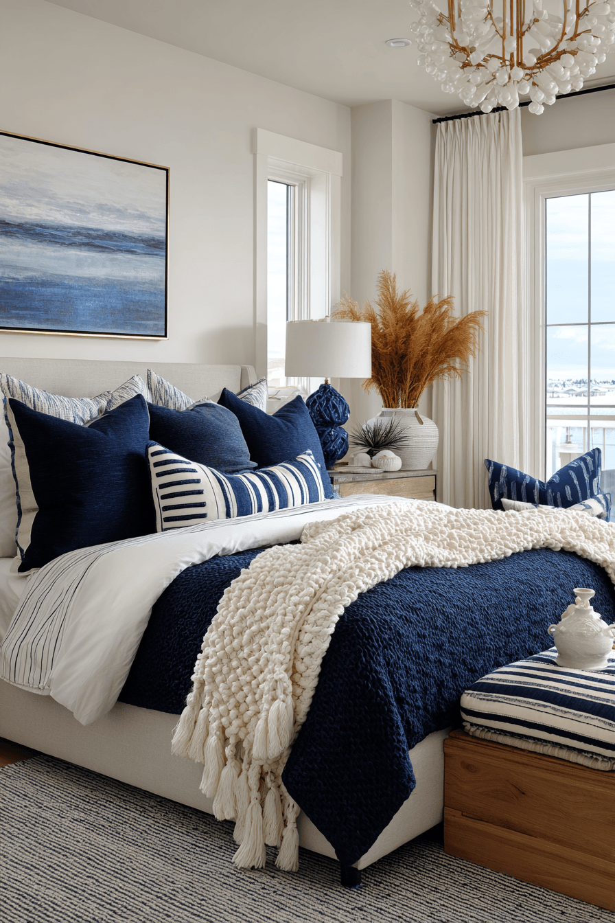 29 Coastal Bedroom Ideas for People Who Want to Sleep by the Sea 20