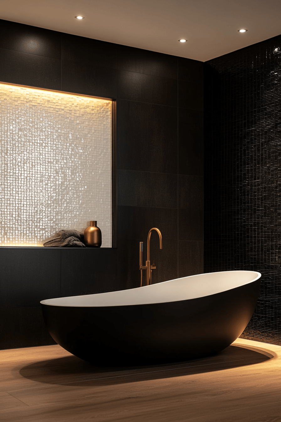 29 Black and White Bathroom Ideas That Are Timelessly Chic 21
