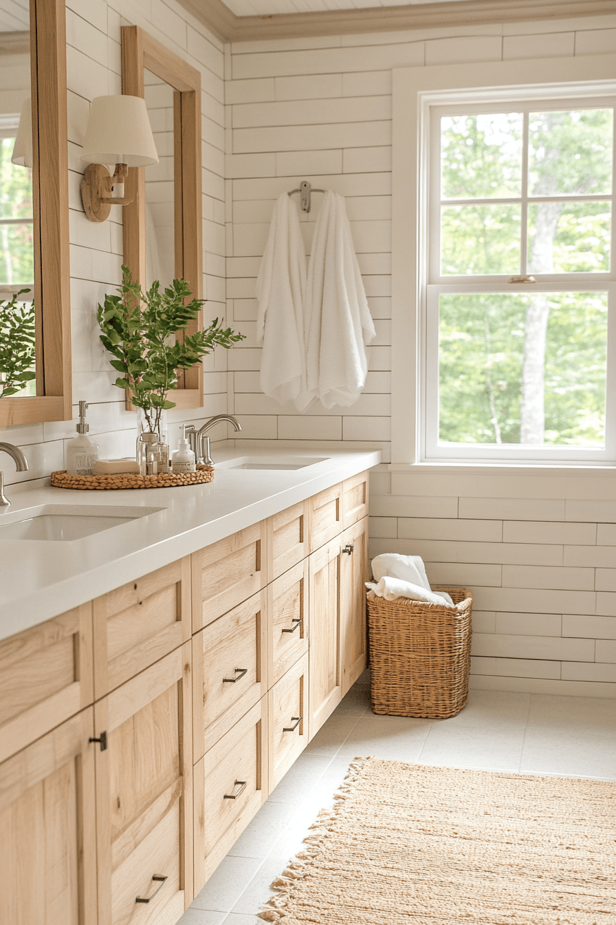 29 Cottage Bathroom Ideas So Charming You'll Feel Like You're in the Countryside 21