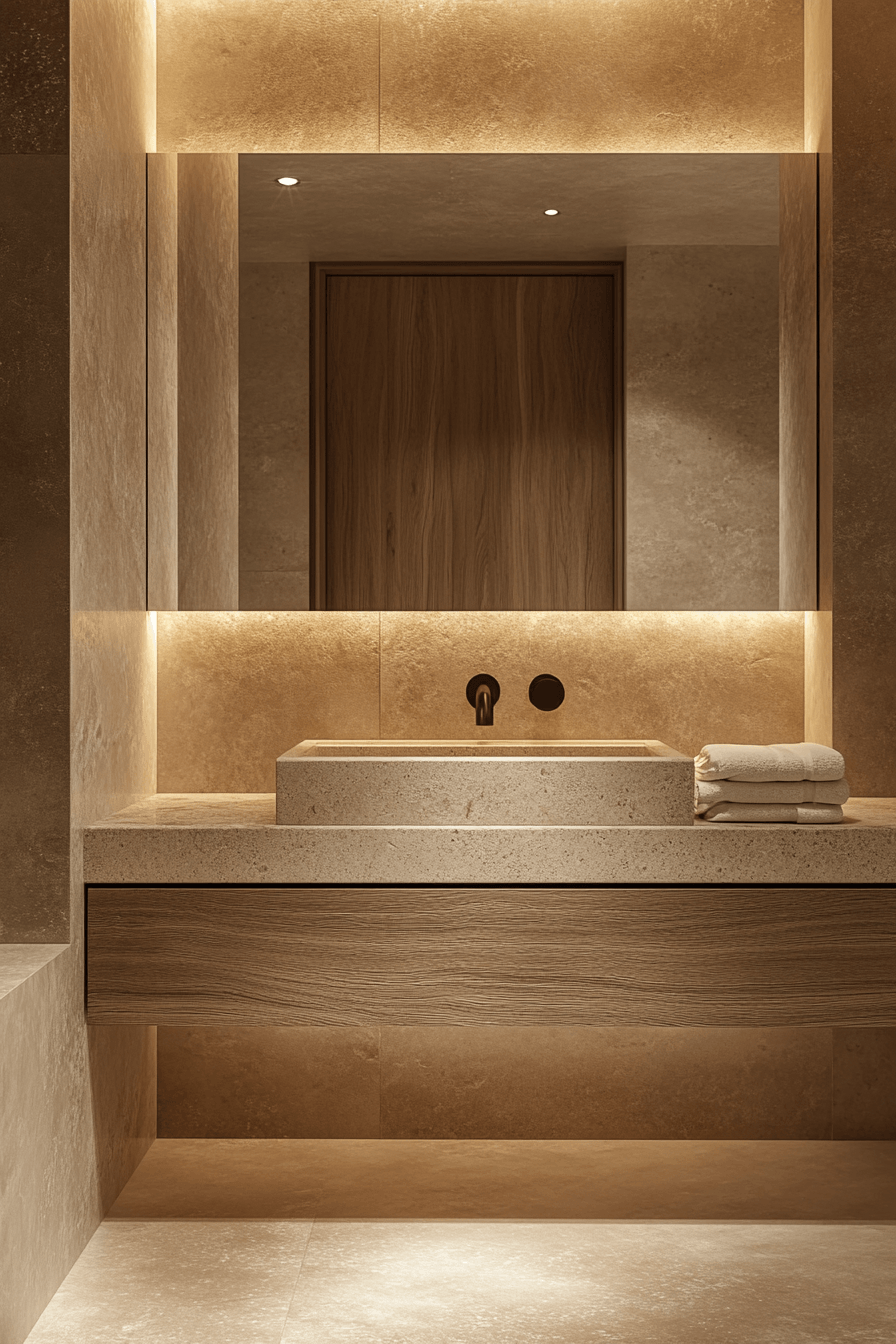 27 Neutral Bathroom Ideas So Calming You'll Never Want to Leave 22 neutral bathroom ideas