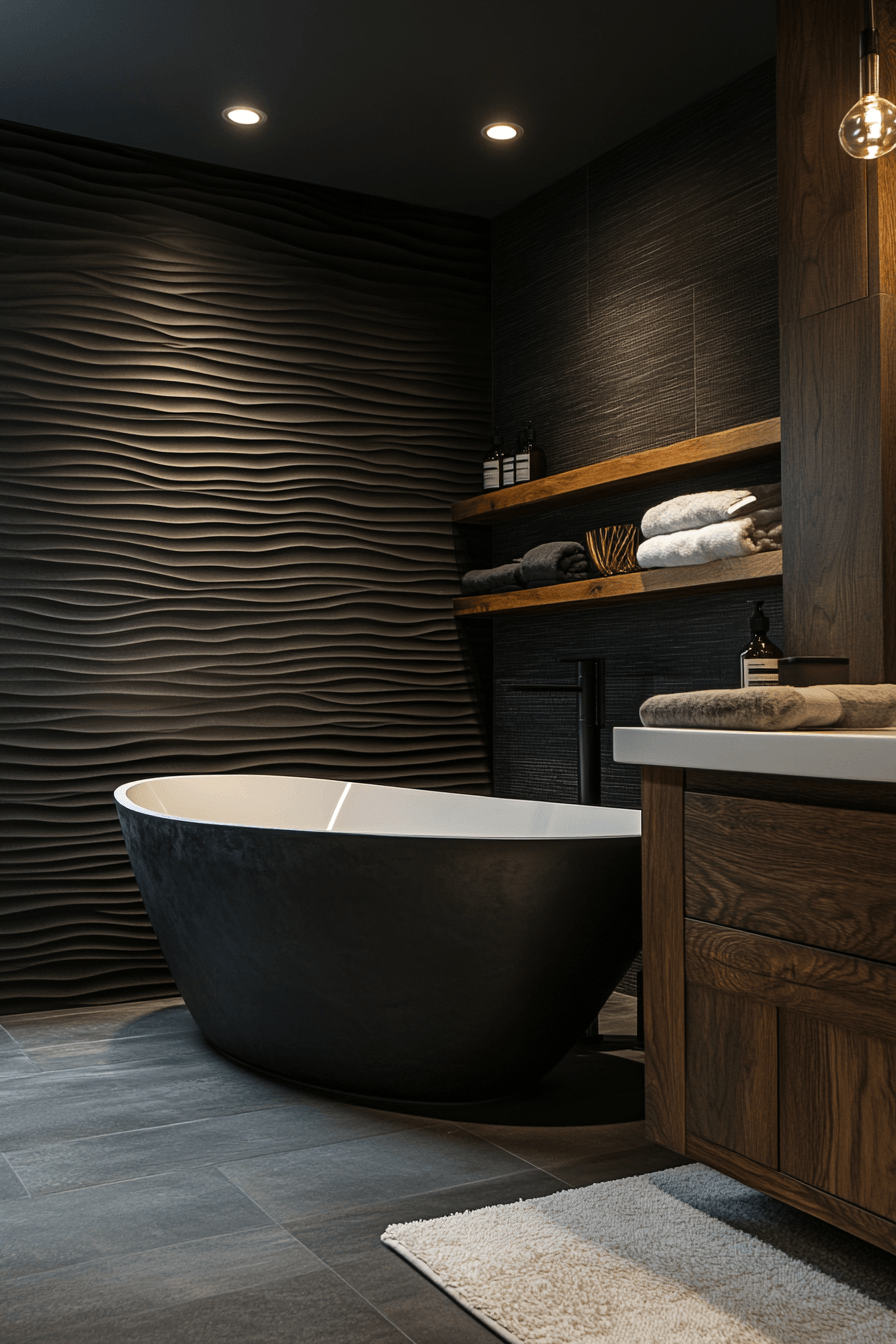 27 Dark Bathroom Ideas That Are Moody, Bold, and Absolutely Stunning 23 dark bathroom