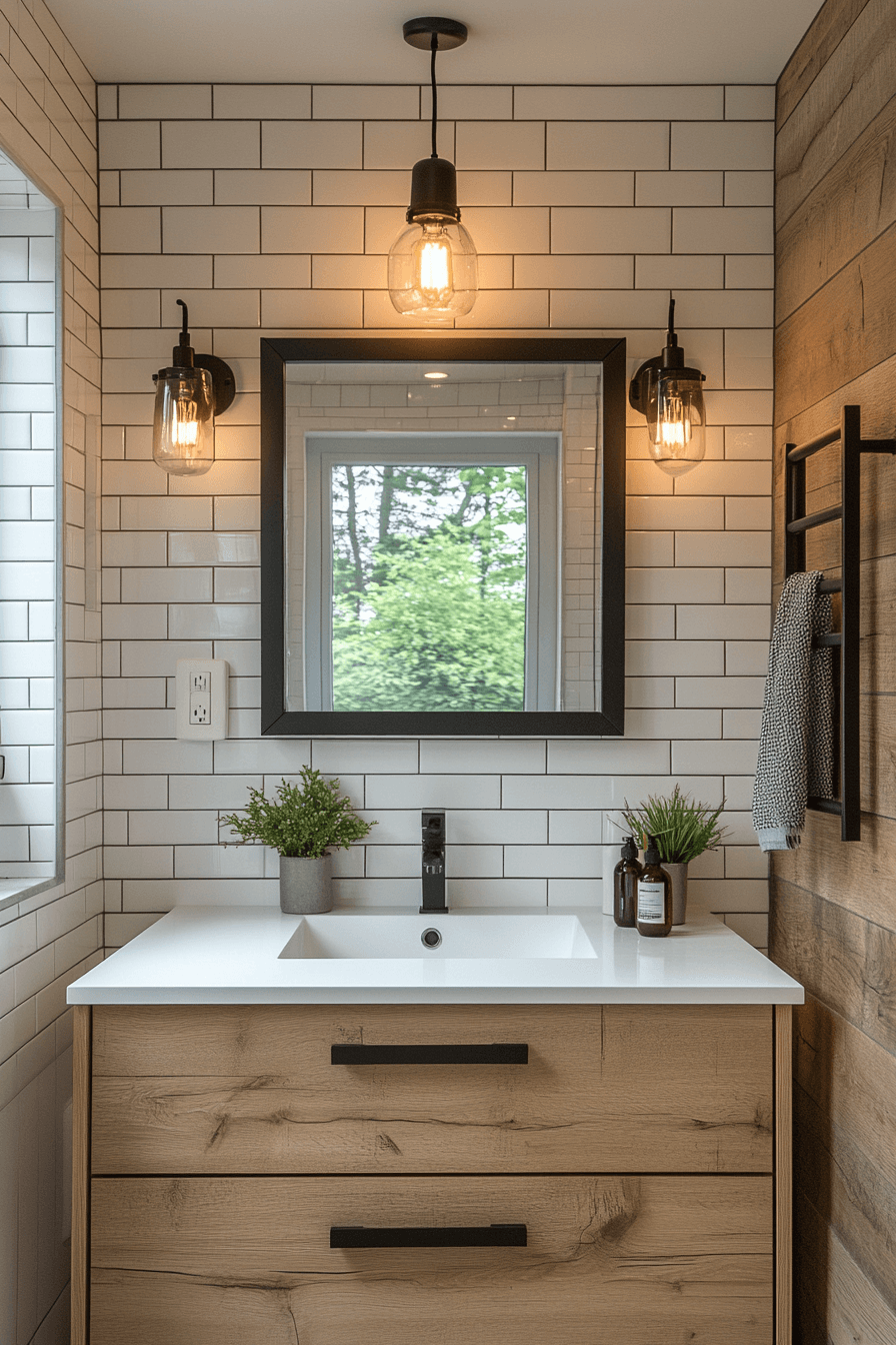 29 Farmhouse Bathroom Ideas That Are Rustic Perfection 23