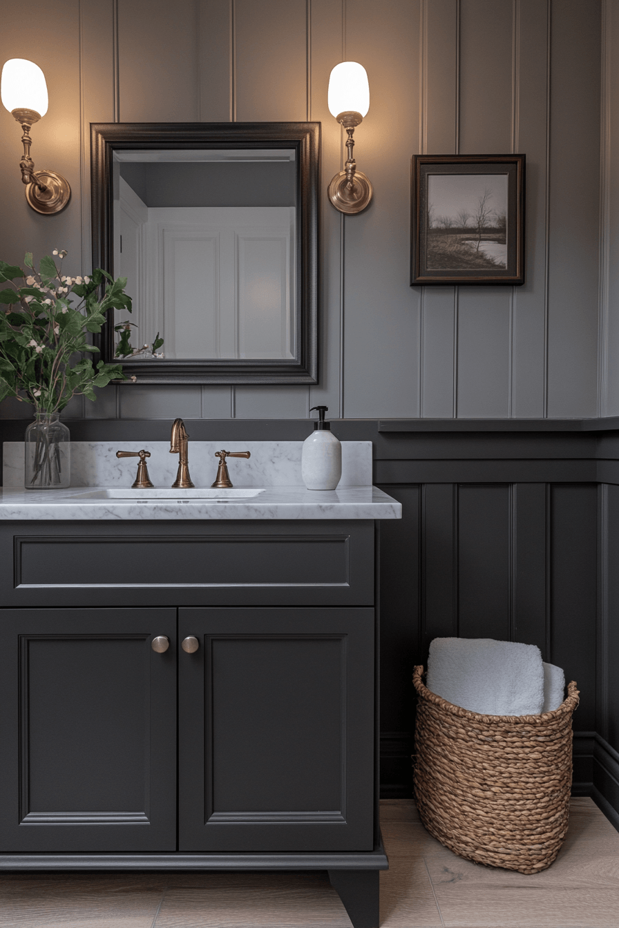 29 Black and White Bathroom Ideas That Are Timelessly Chic 23