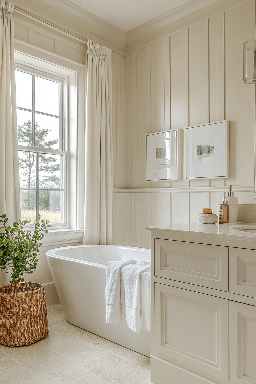 27 Neutral Bathroom Ideas So Calming You'll Never Want to Leave 23 neutral bathroom ideas