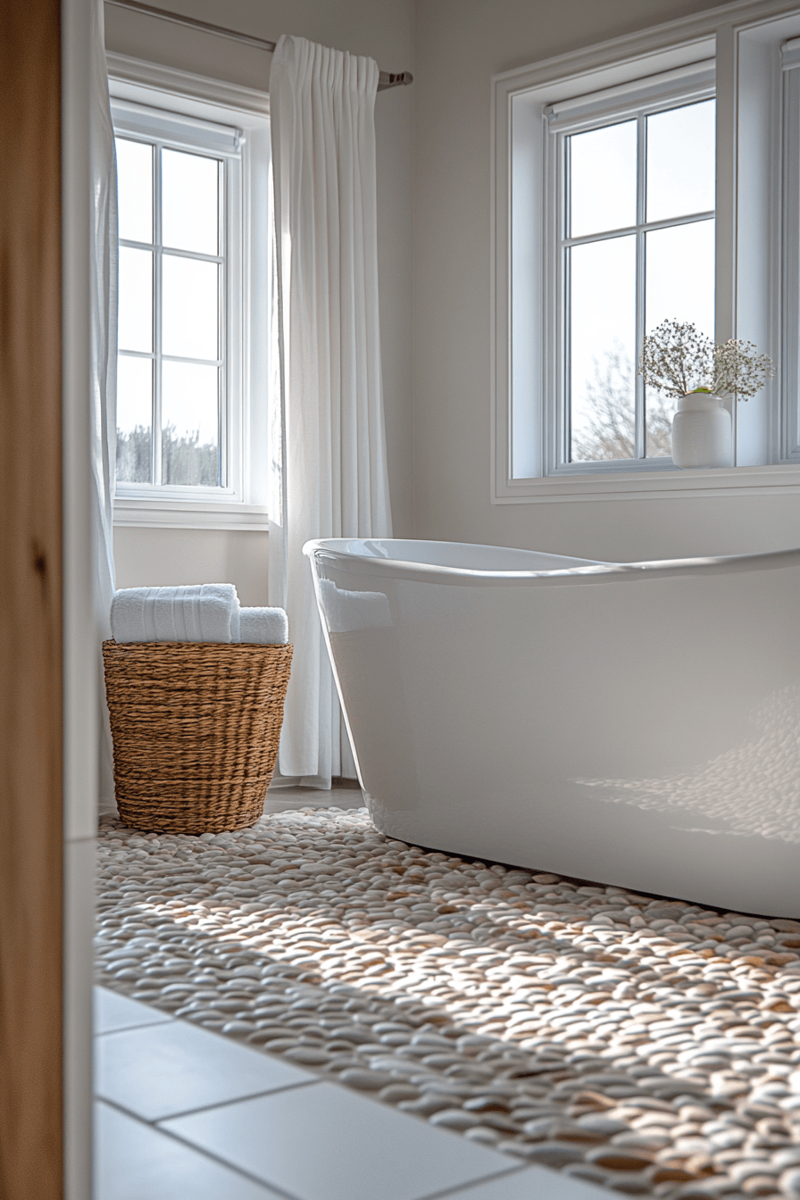 29 White Bathroom Ideas So Fresh and Bright You'll Feel Instantly Calm 23