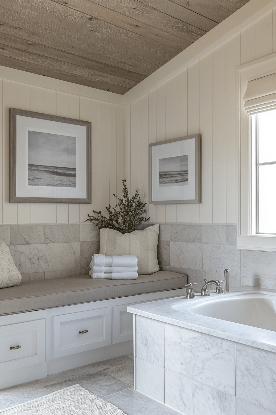 29 Coastal Bathroom Ideas That Make Your Morning Routine Feel Like Vacation 24