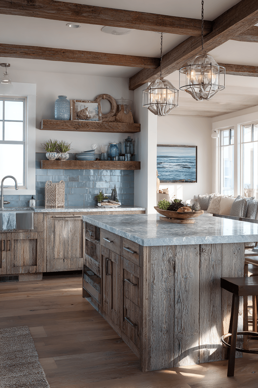 29 Coastal Kitchen Ideas That Bring the Beach Home Without the Clutter 24