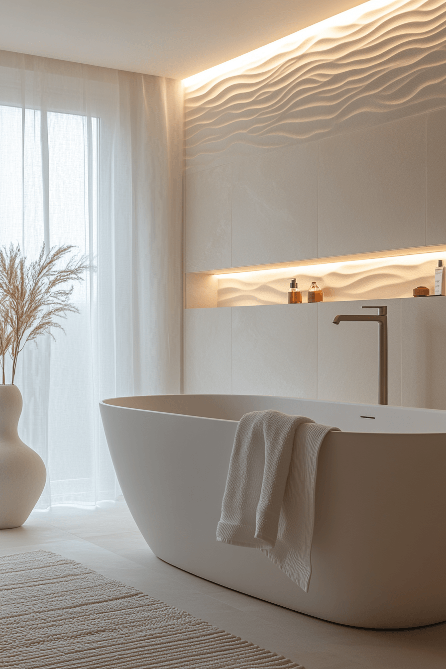 29 White Bathroom Ideas So Fresh and Bright You'll Feel Instantly Calm 24