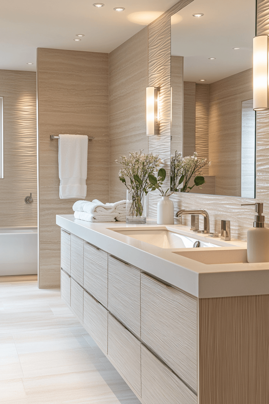 27 Neutral Bathroom Ideas So Calming You'll Never Want to Leave 24 neutral bathroom ideas