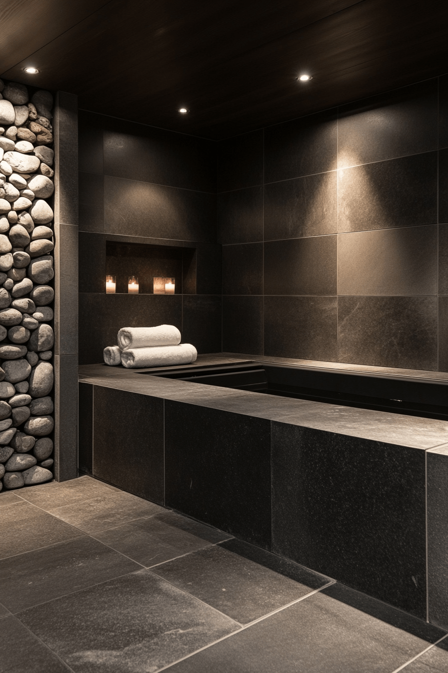 27 Dark Bathroom Ideas That Are Moody, Bold, and Absolutely Stunning 25 dark bathroom