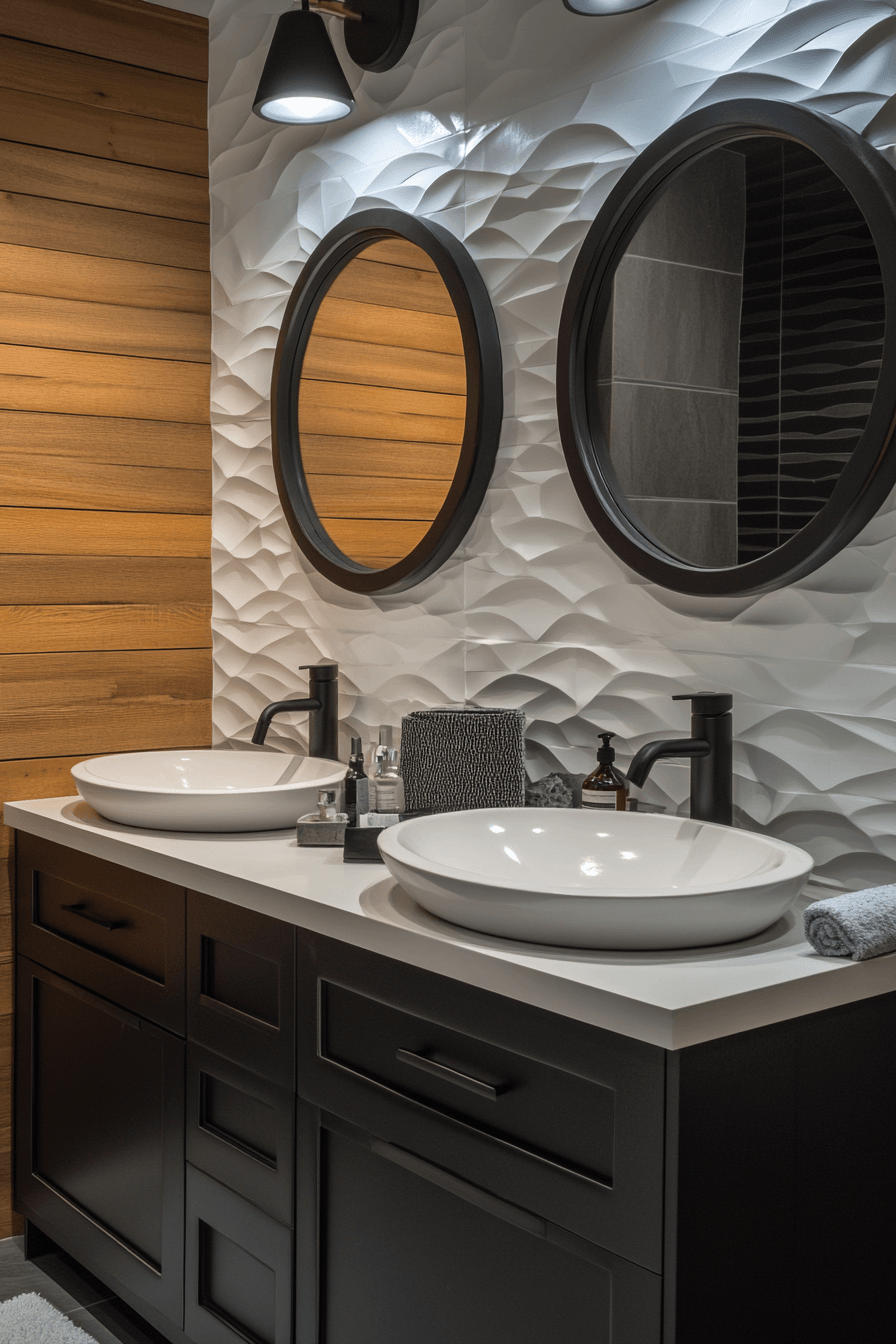 29 Black and White Bathroom Ideas That Are Timelessly Chic 26