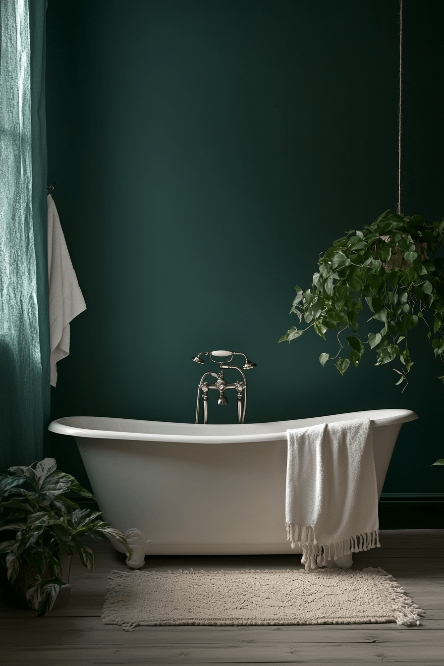 29 Moody Bathroom Ideas That Are Dark, Dramatic, and Totally Addictive 26