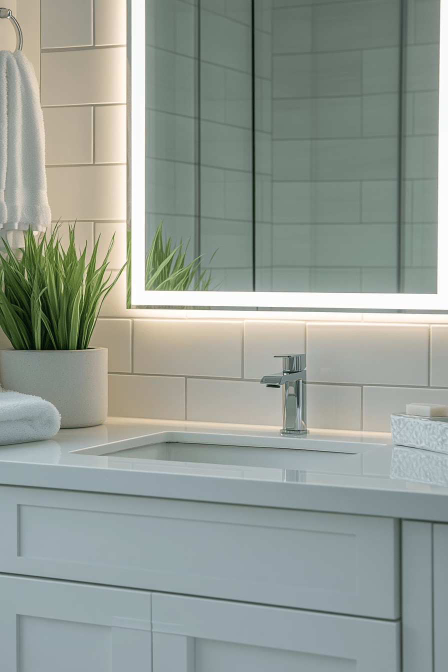 29 White Bathroom Ideas So Fresh and Bright You'll Feel Instantly Calm 26