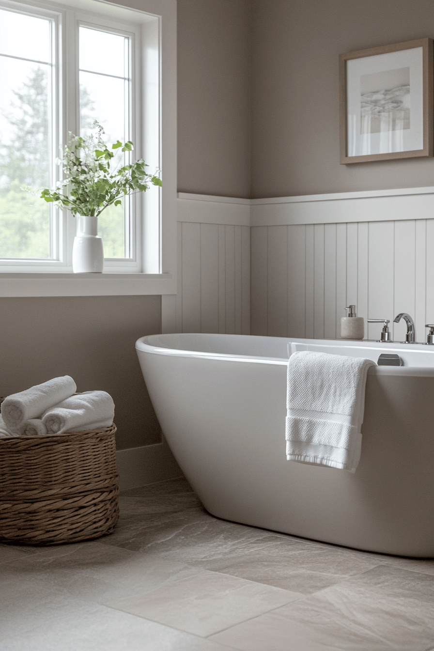27 Neutral Bathroom Ideas So Calming You'll Never Want to Leave 26 neutral bathroom ideas