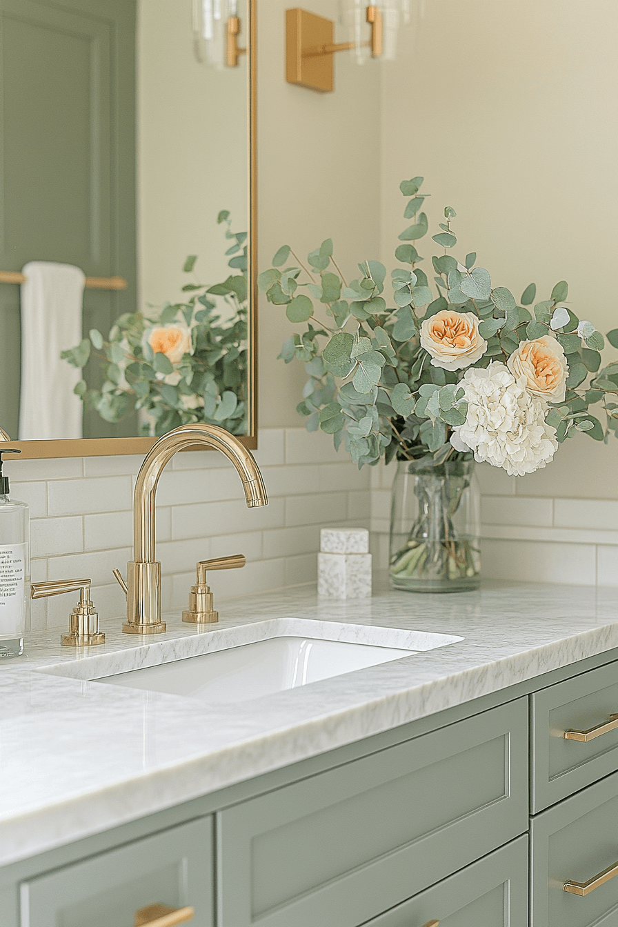 29 Sage Green Bathroom Ideas That Are Absolutely Dreamy and Serene 26 sage green bathroom