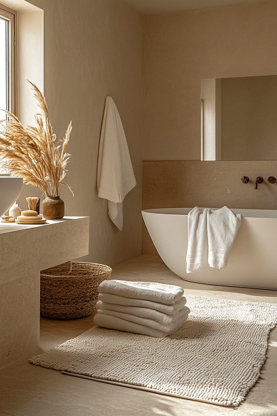 29 Beige Bathroom Ideas That Are Warm, Elegant, and Effortlessly Beautiful 27