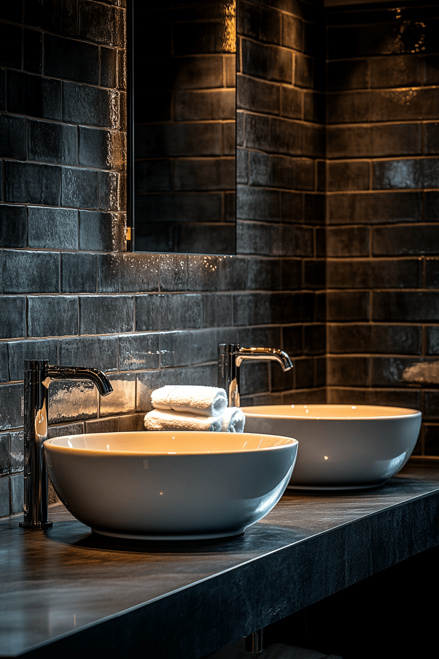 29 Black and White Bathroom Ideas That Are Timelessly Chic 27