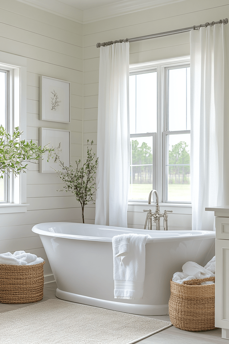 29 Farmhouse Bathroom Ideas That Are Rustic Perfection 28