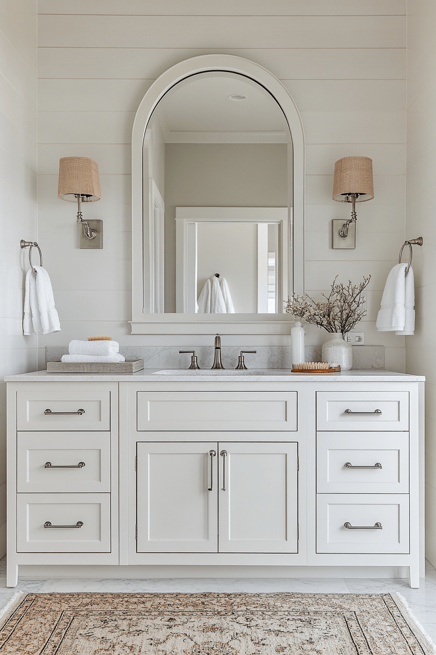 29 Coastal Bathroom Ideas That Make Your Morning Routine Feel Like Vacation 28
