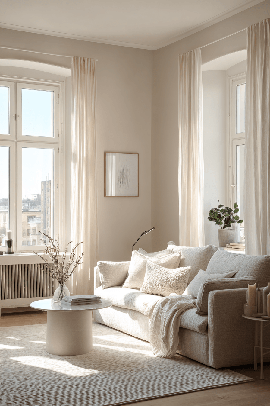 29 Cozy Minimalist Living Room Ideas That Feel Lived-In, Not Empty 28