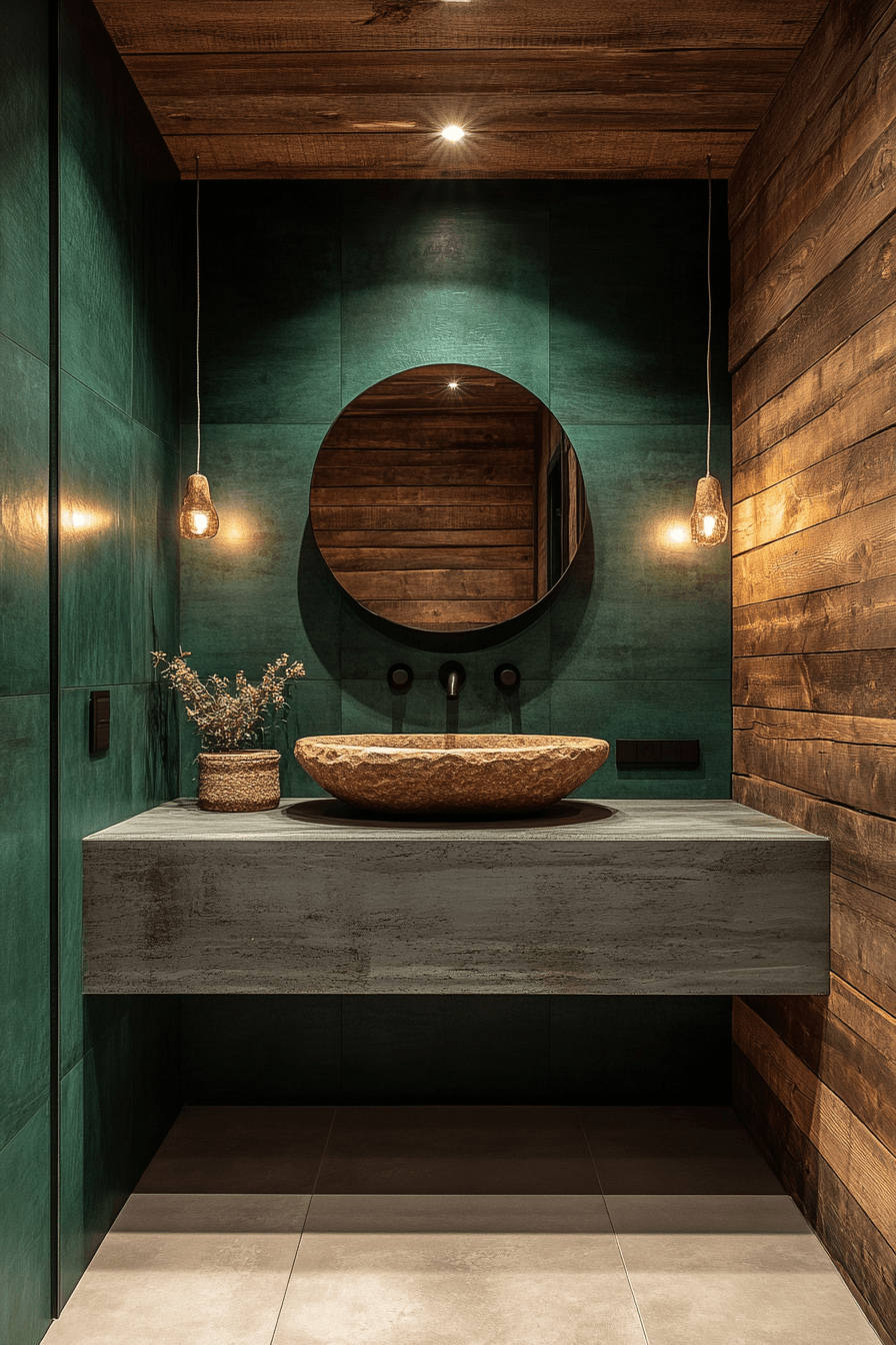 29 Dark Green Bathroom Ideas That Are Dripping With Sophistication 28 dark green bathroom