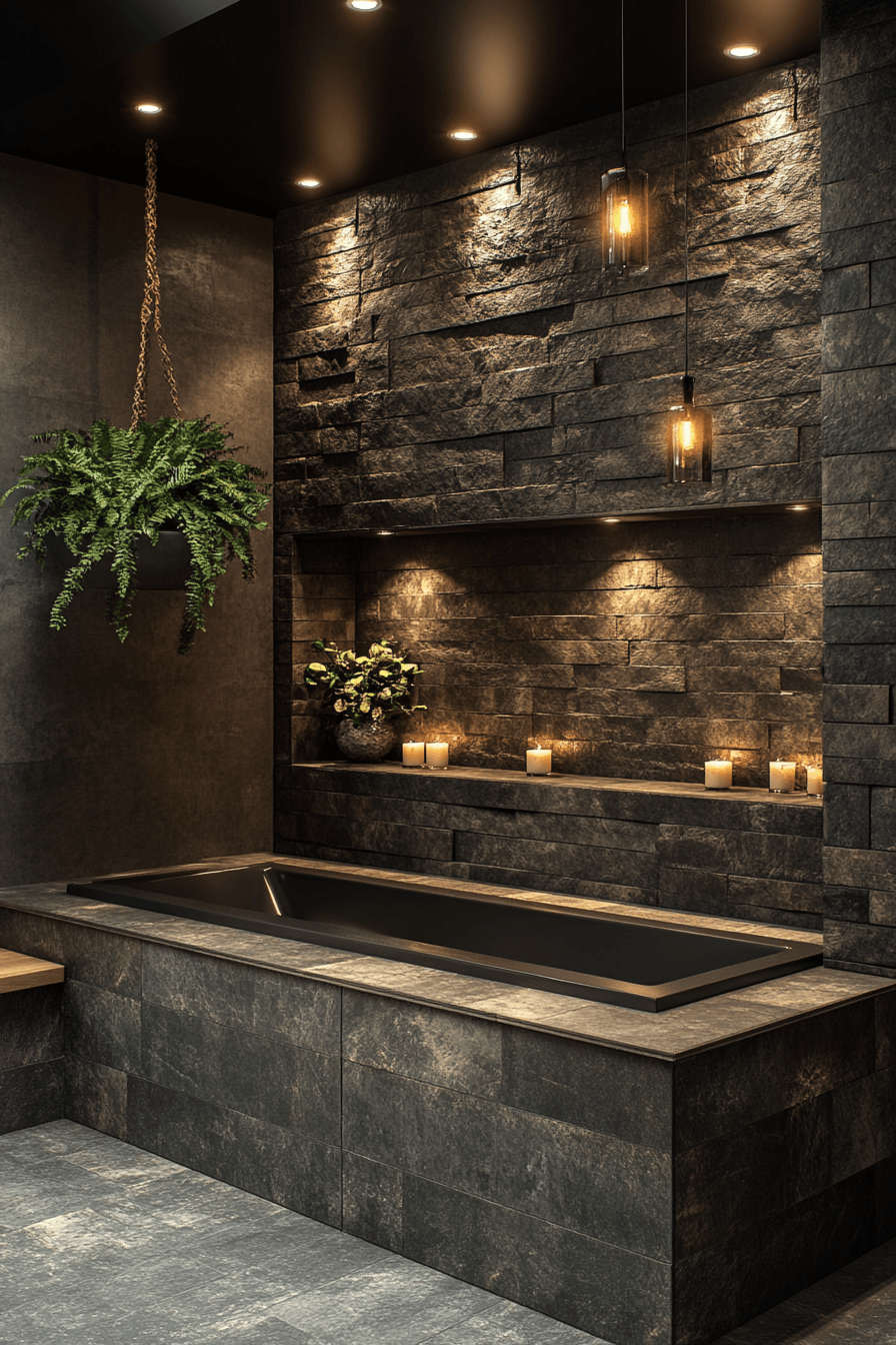 27 Dark Bathroom Ideas That Are Moody, Bold, and Absolutely Stunning 29 dark bathroom