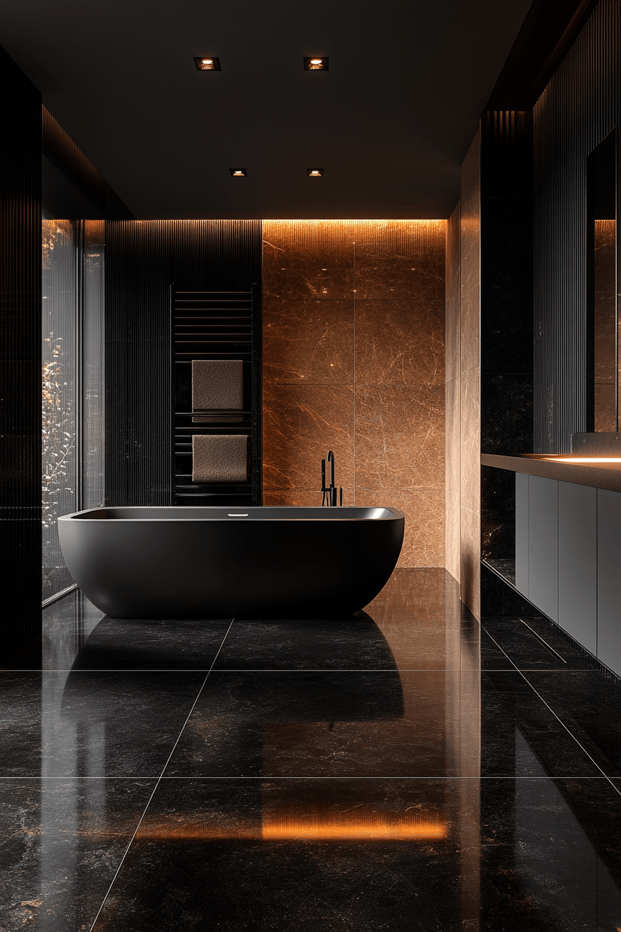 27 Dark Bathroom Ideas That Are Moody, Bold, and Absolutely Stunning 3 dark bathroom