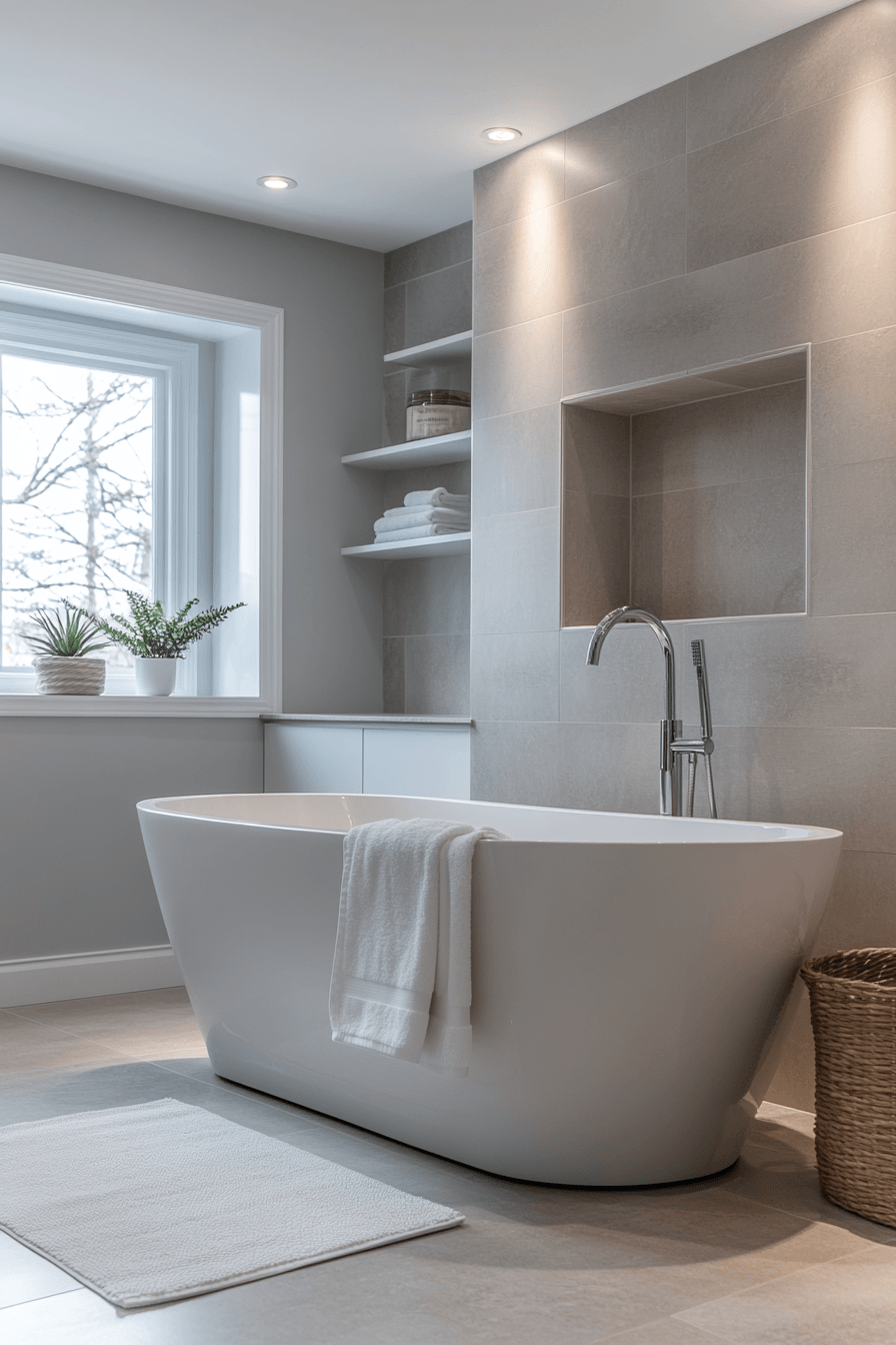 29 Grey Bathroom Ideas That Are Sleek, Modern, and Full of Character 4