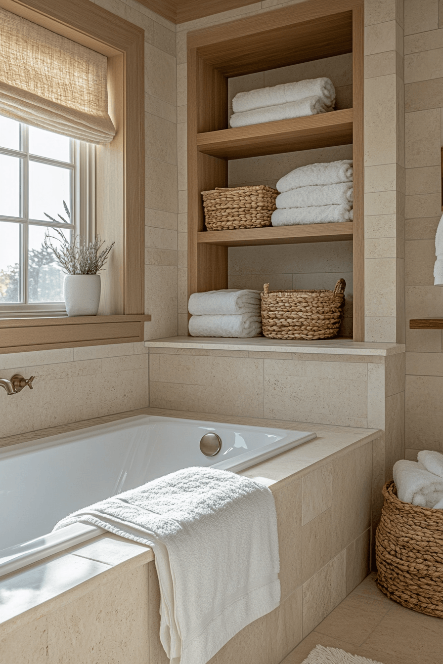 29 Coastal Bathroom Ideas That Make Your Morning Routine Feel Like Vacation 4