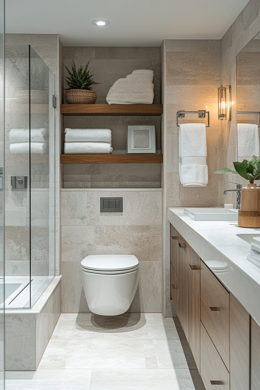 29 Tiny Bathroom Ideas That Prove Small Spaces Can Be Absolutely Stunning 4