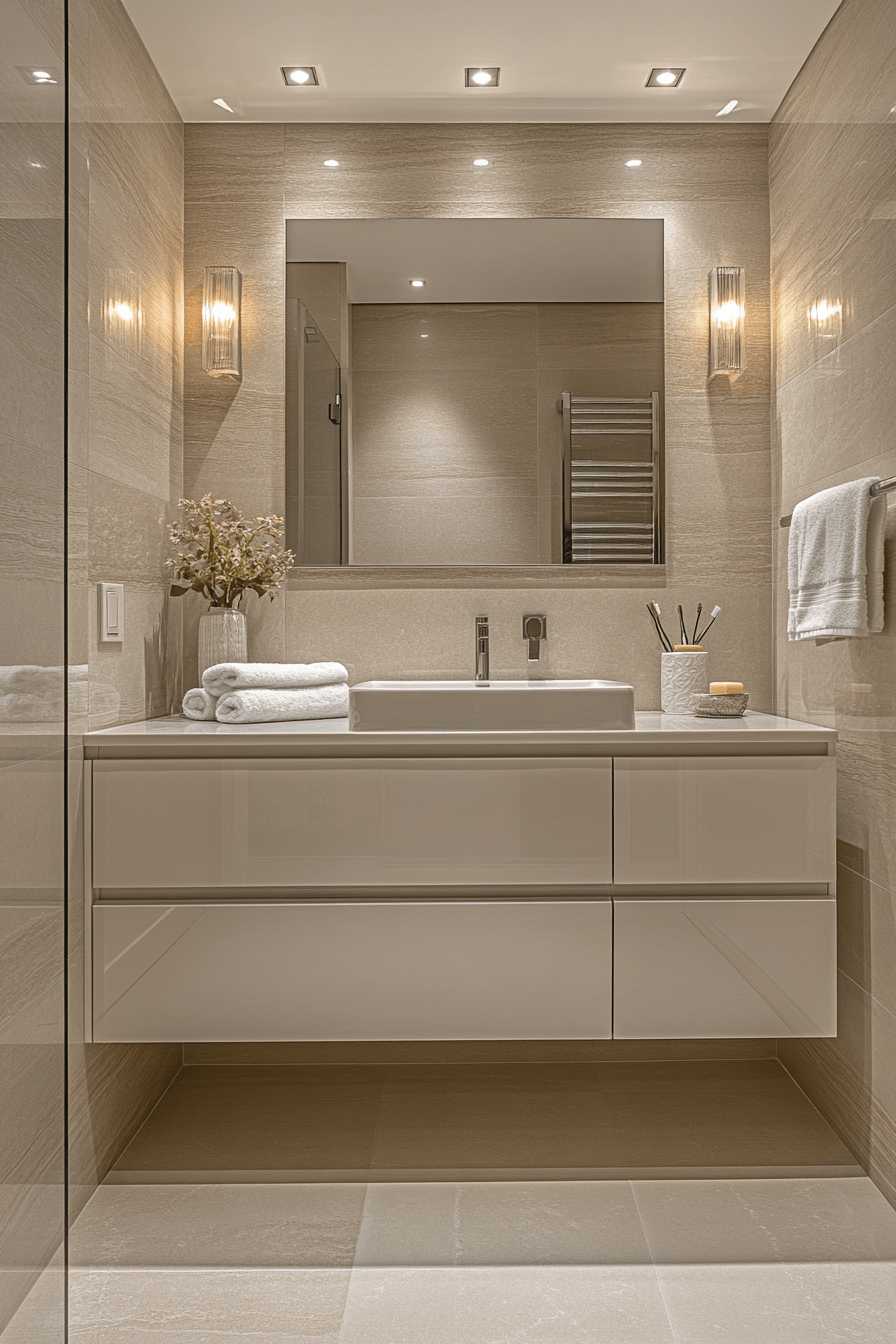 27 Neutral Bathroom Ideas So Calming You'll Never Want to Leave 4 neutral bathroom ideas