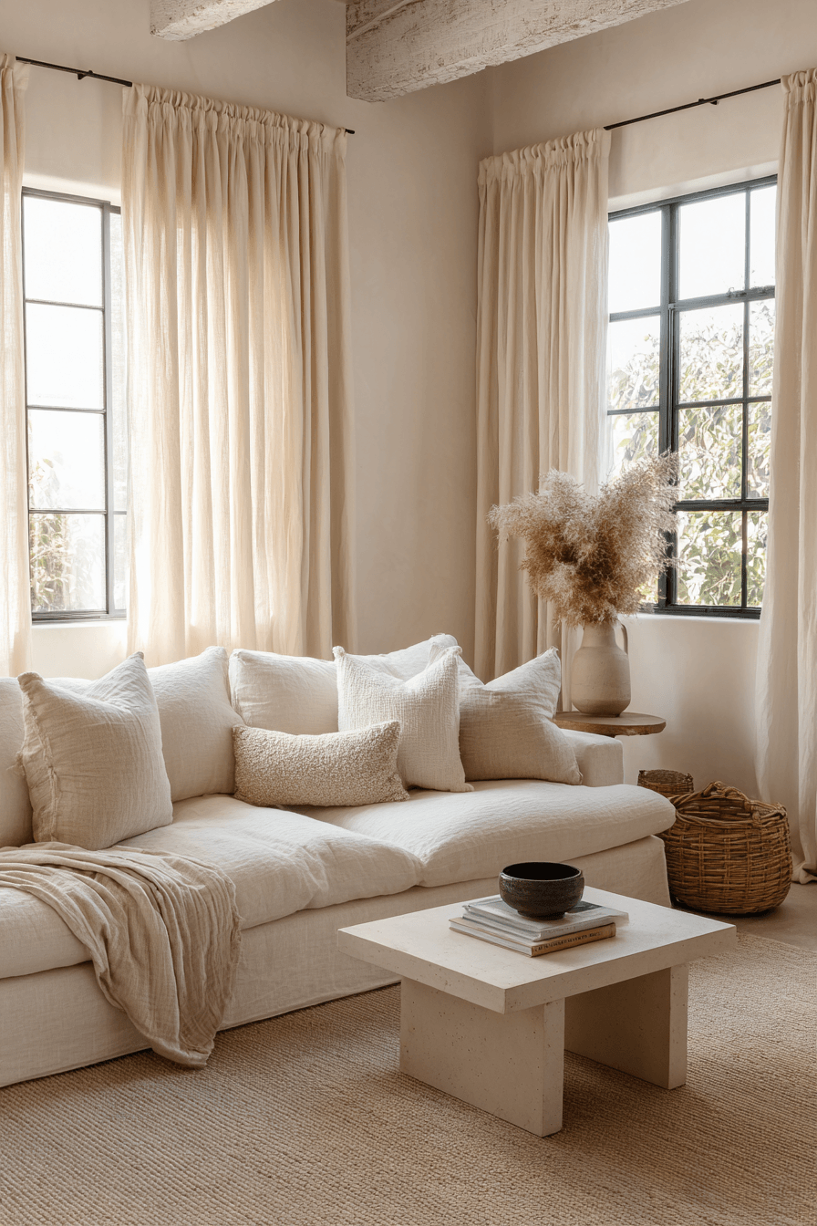 29 Cozy Minimalist Living Room Ideas That Feel Lived-In, Not Empty 5