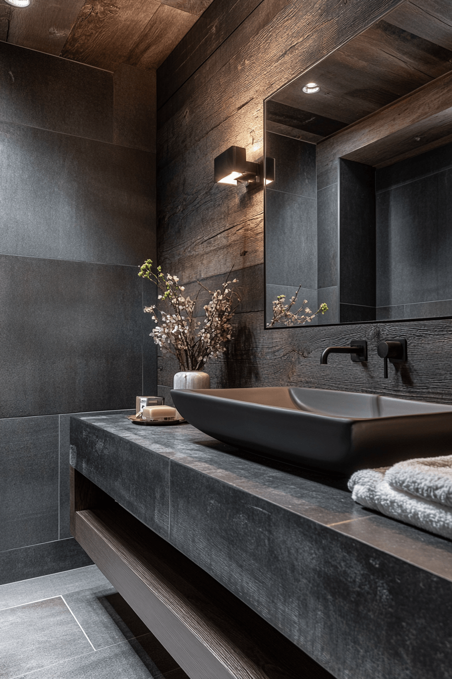 27 Dark Bathroom Ideas That Are Moody, Bold, and Absolutely Stunning 5 dark bathroom