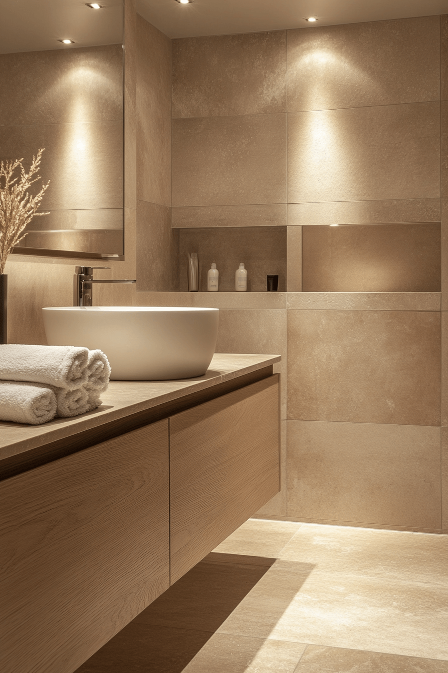 27 Earthy Bathroom Designs That Feel Like a Warm Hug 5 earthy bathroom