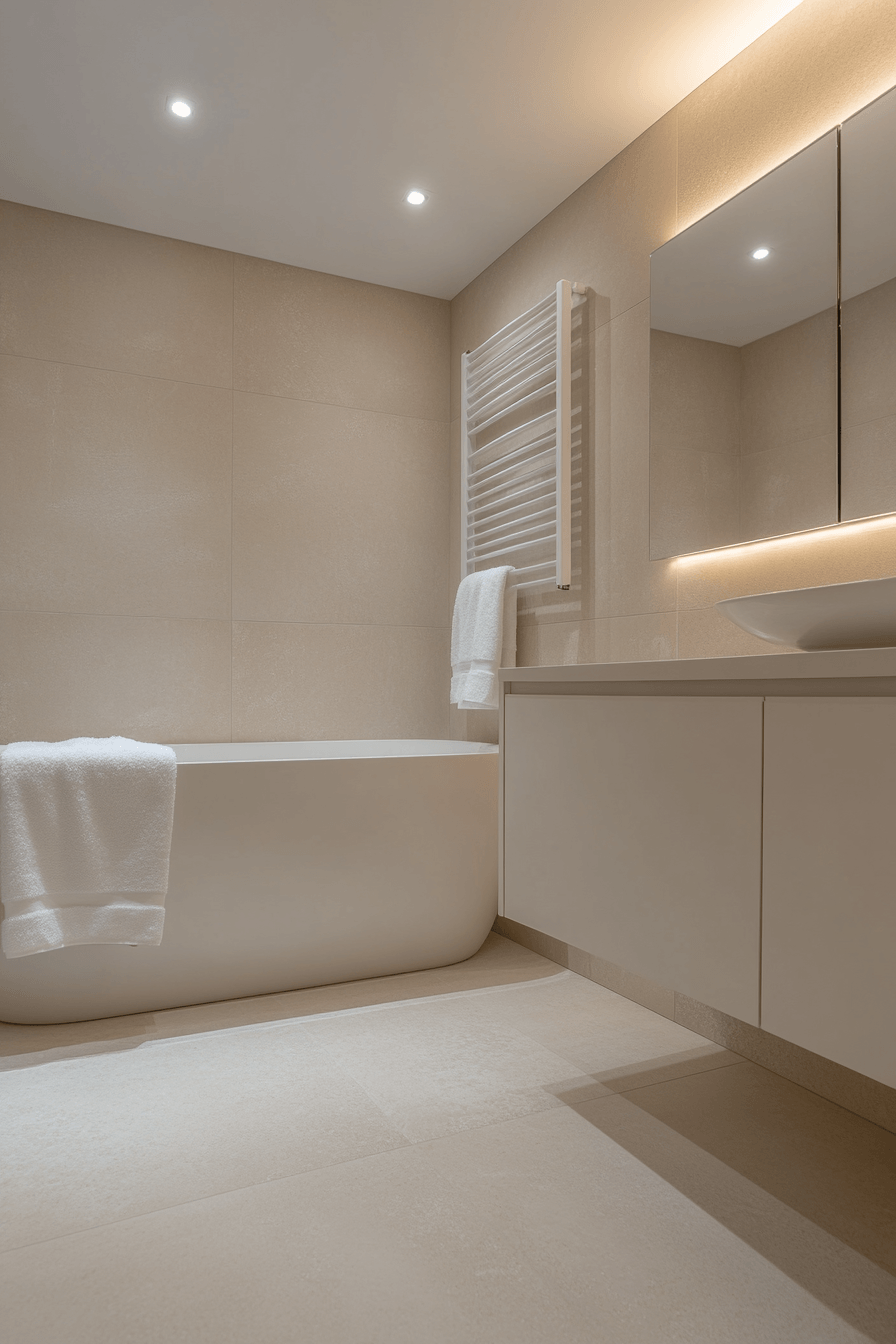 27 Neutral Bathroom Ideas So Calming You'll Never Want to Leave 6 neutral bathroom ideas