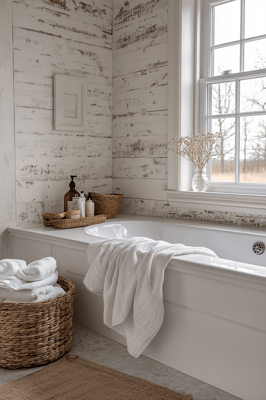 29 White Bathroom Ideas So Fresh and Bright You'll Feel Instantly Calm 6