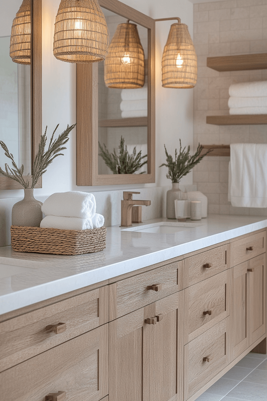 29 Coastal Bathroom Ideas That Make Your Morning Routine Feel Like Vacation 6