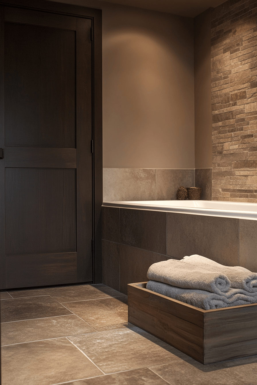 27 Earthy Bathroom Designs That Feel Like a Warm Hug 7 earthy bathroom